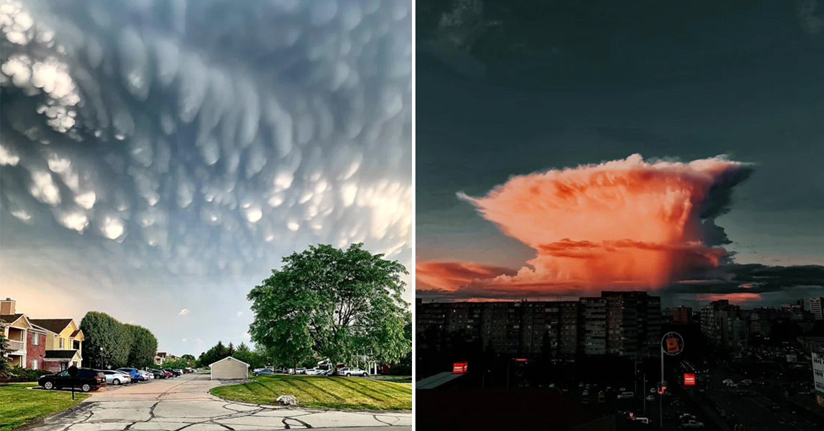 Supercells, Mammatus Clouds, and 26 Incredible Weather Events