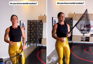 Gym Girlie's Powerful Message About Social Anxiety Overshadowed By Her Massive Cameltoe