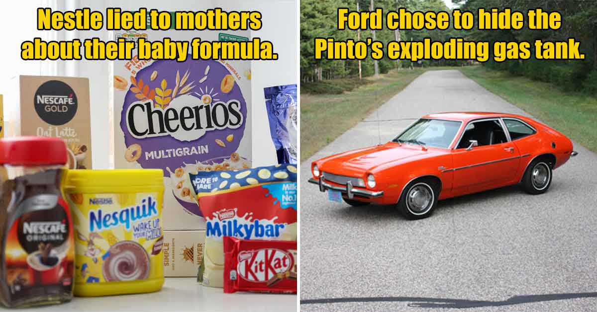 21 Industries That Knowingly Sold Dangerous Products