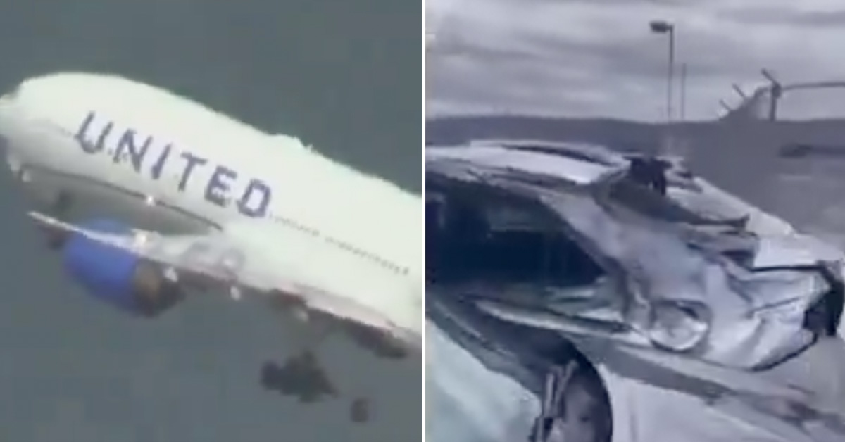 Boeing 777 Filmed Falling Apart Mid-Air