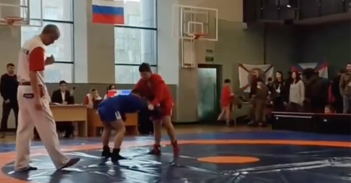 Someone Let Off a Grenade During a Youth Wrestling Match