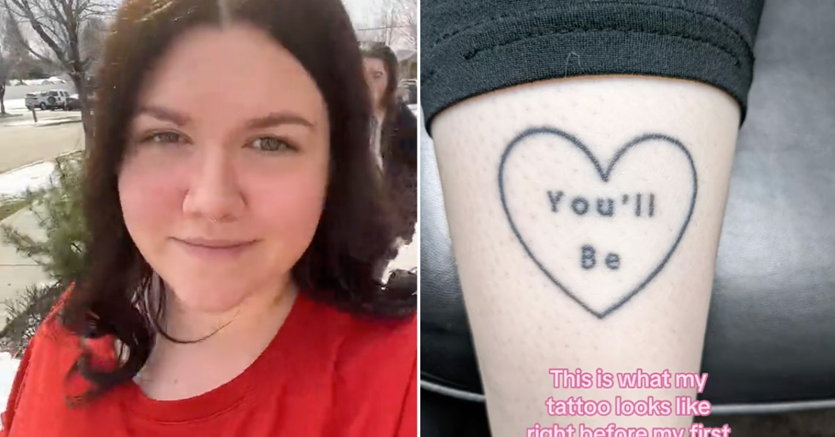 woman vlogs tattoo removal