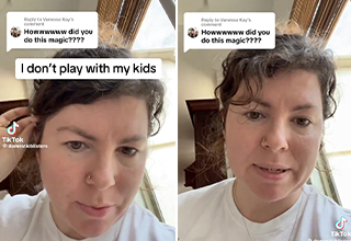 mom who doesn't play with her kids