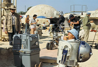 pictures from history -  Star Wars behind the scenes
