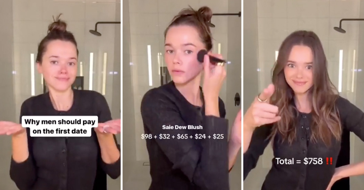 Entitled Woman Gets Humbled After Claiming Men Should Pay For Dates Based On Makeup Prices