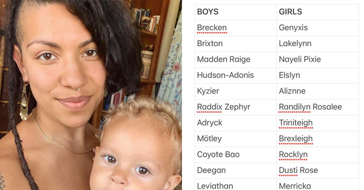 Baby Names In 2024 Have Reached New Heights of Unhinged