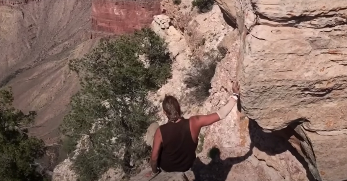 This Is Why You Don’t Hop the Guardrails at the Grand Canyon