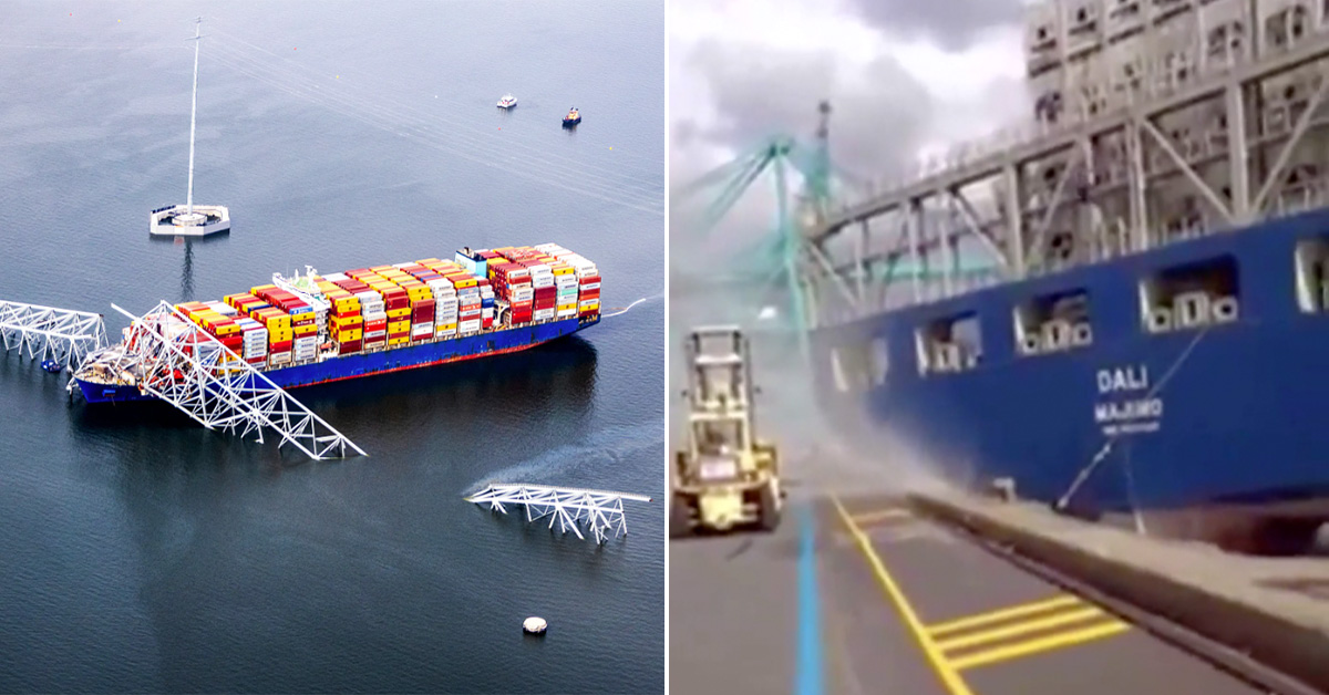 The Same Cargo Ship That Took Down the Maryland Bridge Took Down A Belgian Port Wall Back in 2016