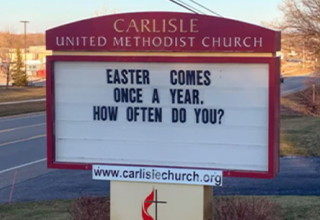 The 20 Weirdest and Funniest Signs and Objects Seen Outside of Churches