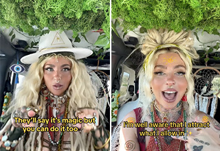 Crazy Hippie Lady Raps About ‘Learning Sh*t From the Aliens’