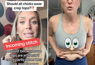 Woman States Not All Girls Should Wear Crop Tops, Resulting in Everyone Wearing Crop Tops