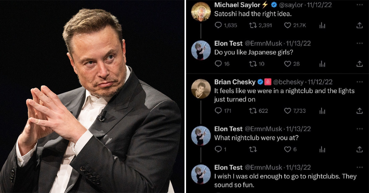 Elon Musk Confirms He Has a Burner Account Where He Pretends to Be a Baby