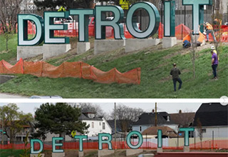 Detroit Rapper Makes a Diss Track for the New Detroit Sign