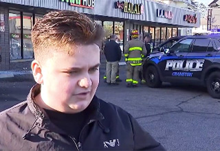 Kid Drops Perfect One-Liner After a Car Crashed Into a Dunkin’ Donuts