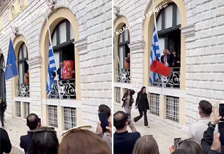 Greek Mayor Accidentally Drops Pot on Woman’s Head
