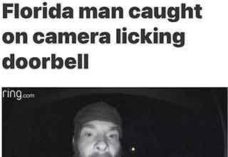 <p>They say that if you type "<a href="https://www.ebaumsworld.com/pictures/the-15-worst-florida-men-of-march/87523069/" rel="noopener noreferrer" target="_blank">Florida man</a>" into Google, along with your birthday, you will always find a crazy story about someone from the Sunshine State doing something unhinged, no matter what day that is. Florida's lenient transparency laws are partly to blame, but people from Florida have a reputation for a reason; most of them are bat-crazy!</p><p><br></p><p>These pics show people in Florida doing nothing to dispel the stereotype, and although most of them weren't arrested, we wouldn't be surprised if a few already have a rap sheet. One woman shown spray painting her truck with questionable slogans is already wearing an ankle monitor. At least it's prominently displayed thanks to her short shorts and tanned legs. I wouldn't want to hide something like that. In Florida, it's a badge of honor!</p><p><br></p><p>From licking Ring doorbell cameras to carrying raccoons into Publix, here are 22 people of Florida who perfectly represent their state.</p>