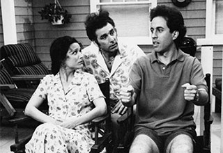 <p>Though<em>&nbsp;Seinfeld</em> may have been touted as a show about nothing, a whole lot went down on set of one of the most iconic sitcoms of the '90s. Throughout its nine-season run, <em>Seinfeld</em> cemented itself as a modern television staple, one revered upwards of 30 years later ... and immortalized through several now-iconic backstage photographs.&nbsp;</p><p><br></p><p>From Jerry Seinfeld addressing his studio audience to the making of George Costanza's beach day photobomb, here are 22 iconic behind-the-scenes photos from <em>Seinfeld</em>.&nbsp;</p>