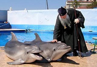 <p dir="ltr">Normally, priests bless babies or a marriage but… feet? It turns out these guys will bestow divine power on almost anything. Russian Orthodox priests absolutely own this game, willing to douse computer servers, dolphins, and weapons in holy water. Shout out to the Twitter account @blagoslovie for providing a lot of these.</p><p data-empty="true"><br></p><p dir="ltr">Shinto priests in Japan also go pretty hard in this arena. They’re out there blessing cars, movie sets, and on multiple occasions - the heads of anime robots. It’s strange, hilarious and holy.&nbsp;</p><p dir="ltr"><br></p><p dir="ltr">Here are a bunch of priests blessing things you’d never expect.&nbsp;</p>