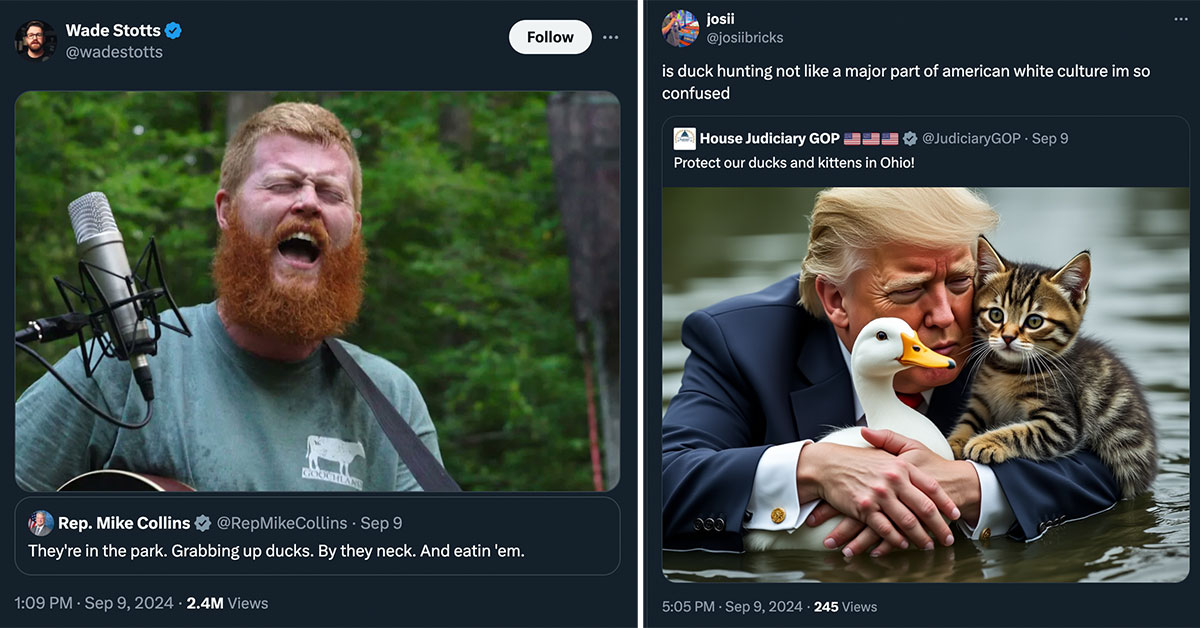 Twitter Reacts to Baseless Rumors Haitian Immigrants Are Eating Pets