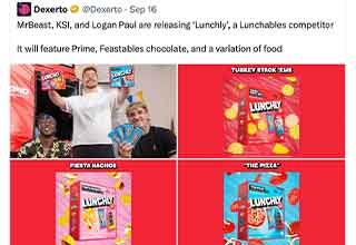 <p>On Monday, three of the biggest YouTubers and influencers in the world, MrBeast, Logan Paul, and KSI, announced they are launching a Lunchables competitor, called Lunchly.&nbsp;</p><p><br></p><p>If you're unfamiliar, Lunchables is a kids' snack box of cheese, crackers, deli meat, and of course a Capris Sun. On the surface, Lunchly sounds pretty similar, except instead of those classics it includes a MrBeast Feastables chocolate bar, and Logan Paul and KSI's Prime sports drink. Lunchly also advertises fewer calories and more electrolytes than Lunchables. But are those good things?</p><p><br></p><p>DanTDM, a well-known Minecraft YouTuber, certainly didn't think so and slammed the trio <a href="https://x.com/dantdm/status/1835795173789270178" rel="noopener noreferrer" target="_blank">in a viral Tweet</a>. saying: "This is selling stuff for the sake of making money, simple. This is selling crap to kids who don't know better than to trust the people who are selling it to them. Do better."</p><p><br></p><p>All three influencers responded, but the internet fiercely sided with DanTDM.&nbsp;</p><p><br></p><p>A sports medicine doctor named Brian Sutterer also <a href="https://x.com/BrianSuttererMD/status/1835813573613744245" rel="noopener noreferrer" target="_blank">took issue with Lunchly's electrolytes claim</a>.</p><p><br></p><p>"Sodium getting rebranded as 'electrolytes' will be taught in marketing<br>textbooks one day."</p><p><br></p><p>That tweet launched its own beef with Logan Paul, who staunchly defended Lunchly and Prime while getting harshly community noted in the process.&nbsp;</p><p><br></p><p>It's worth noting that both the classic Luchables and Paul's Prime energy drink have faced lawsuits regarding unsafe levels of lead. Maybe we should steer clear of both.&nbsp;</p>