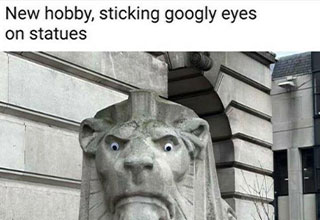 <p>Start your day with a laugh.&nbsp;</p><p><br></p><p>It's the middle of the week, but who cares because we've got a fresh batch of funny pics and memes to make humpday that much easier. From putting googly eyes on statues to the real reasons people sing karaoke, here are some funny memes, tweets, and pics that capture the best parts of humanity.&nbsp;</p><p><br></p><p>So check out this morning's batch of randomness, you're going to like the way you laugh.&nbsp;</p>