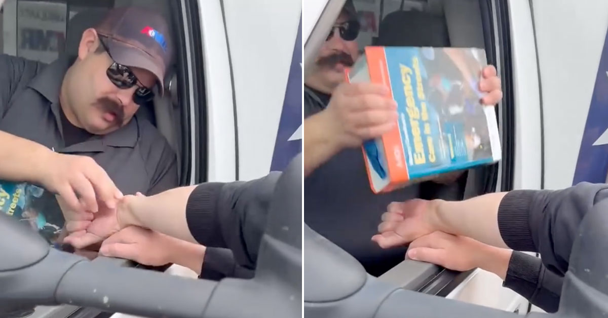 EMT Fixes Cyst By Slamming Book into Woman’s Arm