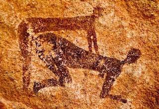 <p>Some of history's greatest filthy art, including vaginal rock carvings, ancient Egyptian pegging, and doggy-style cave drawings</p>