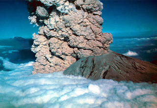 <p>On May 18, 1980, Mount St. Helens erupted. <span style="background-color: initial;">Clocking in at a five on the volcanic explosivity index, the eruption not only covered the Pacific Northwest with </span>540 million tons of ash, but left our newspapers, books, and family photo albums coated with some truly surreal snapshots.</p><p><br></p><p>From a mountain climber's "oh no" moment to a glimpse at the smoke billowing above the clouds, here are 22 captivating photos from the 1980 eruption of Mount St. Helens.</p>