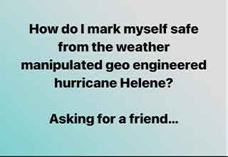 <p>In the span of just over two weeks, the South has been hit by two devastating hurricanes, Helene and Milton.&nbsp;</p><p><br></p><p>Helene's heavy rainfall caused severe flooding in North Carolina, and Milton's extreme winds have the potential to wreak havoc on Florida on a historic scale. But while these two extreme weather events have and will cause tragic destruction, there are still people who refuse to take them seriously.&nbsp;</p><p><br></p><p>Many conspiracy theorists online seem to be under the impression that hurricanes are man made, and other religious groups believe they have the power to redirect the storm through telekinesis. Oh, and one family that booked their expensive Disney vacation just won't accept their sunk cost.&nbsp;</p><p><br></p><p>Here are 31 people refusing to take the recent hurricanes seriously.&nbsp;</p>