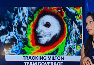 <p dir="ltr">Hurricane season is well underway.&nbsp;</p><p dir="ltr"><br></p><p dir="ltr">Milton, the most unassuming wimpy named storm ever, came through and unleashed total Floridian devastation. More may be on their way, and they’ve proven to be true demons on Earth. So much so, that they even look like it on a map.</p><p data-empty="true"><br></p><p dir="ltr">Whoever called the center of the hurricane “the eye” absolutely nailed it. Weather maps taken from satellites show hurricanes with colorful heat signatures, and at almost every angle, they look like the Devil staring into your soul.</p><p data-empty="true"><br></p><p dir="ltr">It’s kind of funny, kind of cool, but mostly an all-too-apt metaphor for what they do to our favorite vacation spots.&nbsp;</p>