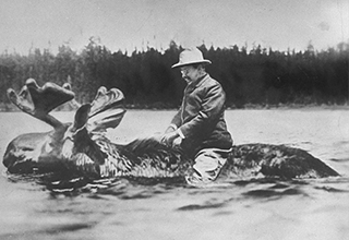 <p>Though policy played an important role in President Theodore Roosevelt's Oval Office tenure, the ex-POTUS's legacy is understood whole lot better through the moose-riding, boxing-rich, manly-nonsense-fueled photos taken throughout his life.&nbsp;</p><p><br></p><p>From his trips to Yosemite to the aftermath of his thwarted assassination attempt, here is President Roosevelt's insane legacy, as told in 20 photos.&nbsp;</p>