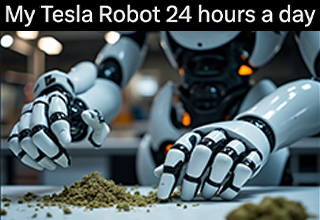 <p dir="ltr">Elon Musk has unveiled his army of robots, and it seems like a dystopian future will soon be upon us. Musk said the robots could “babysit your kids, or be your best friend,” which is so obviously what he wants to use them for. Rightfully, the Internet just wants to use them for memes.</p><p data-empty="true"><br></p><p dir="ltr">The viral format that's going around right now is simple, but a perfect blank slate for making fun of these robots, and imagining what our terrifying, sleek shiny robot future will look like. People are posting Sonny, the rogue bot from iRobot and just saying what they’ll make him do.&nbsp;</p><p dir="ltr"><br></p><p dir="ltr">Tasks range from nice things like cooking and cleaning to true sci-fi darkness. Taking drugs through the airport, taking the fall for a DUI, and of course… “intimacy.”</p>