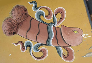 <p dir="ltr">Alright so, Bhutan is covered in dick pics. But they’re strangely beautiful, well-done paintings and they’re a religious symbol. Turns out, when you got caught drawing these on the bathroom stall, you should’ve just worked really hard on it, and said it was for God.</p><p data-empty="true"><br></p><p dir="ltr">The story goes, a Buddhist monk named Drukpa Kunley lived in Bhutan in the thirteenth century, and he liked to have a good time. His “organ” was apparently called the “Thunderbolt of Flaming Wisdom,” because it warded off demonesses and brought good luck. After that, Drukpa started drawing it everywhere, and the trend caught on.</p><p data-empty="true"><br></p><p dir="ltr">The images remain and are just a part of everyday life there. Now they sell beautiful sculptures of it, use it on signs, and promote it as a weird tourist attraction.&nbsp;</p><p dir="ltr"><br></p><p dir="ltr">Check it out, and get jealous of the size. Of the paintings.&nbsp;</p>