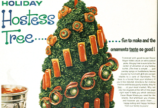 <p>While we may hold our old-timey holiday traditions close to our hearts — singing vaguely-creepy carols, hiding a pickle ornament in our tree, and drinking a little too much eggnog at the function like our mom and grandmother before us — there are some celebrations we're glad stayed in the past. Enter the canned-meat-fueled, somewhat sexist holiday pastimes seen in old-school seasonal advertisements.&nbsp;</p><p><br>From glizzy-lined Christmas trees to Santa's cigarette of choice, here are 11 weird holiday ads that seem unbelievable now.</p>