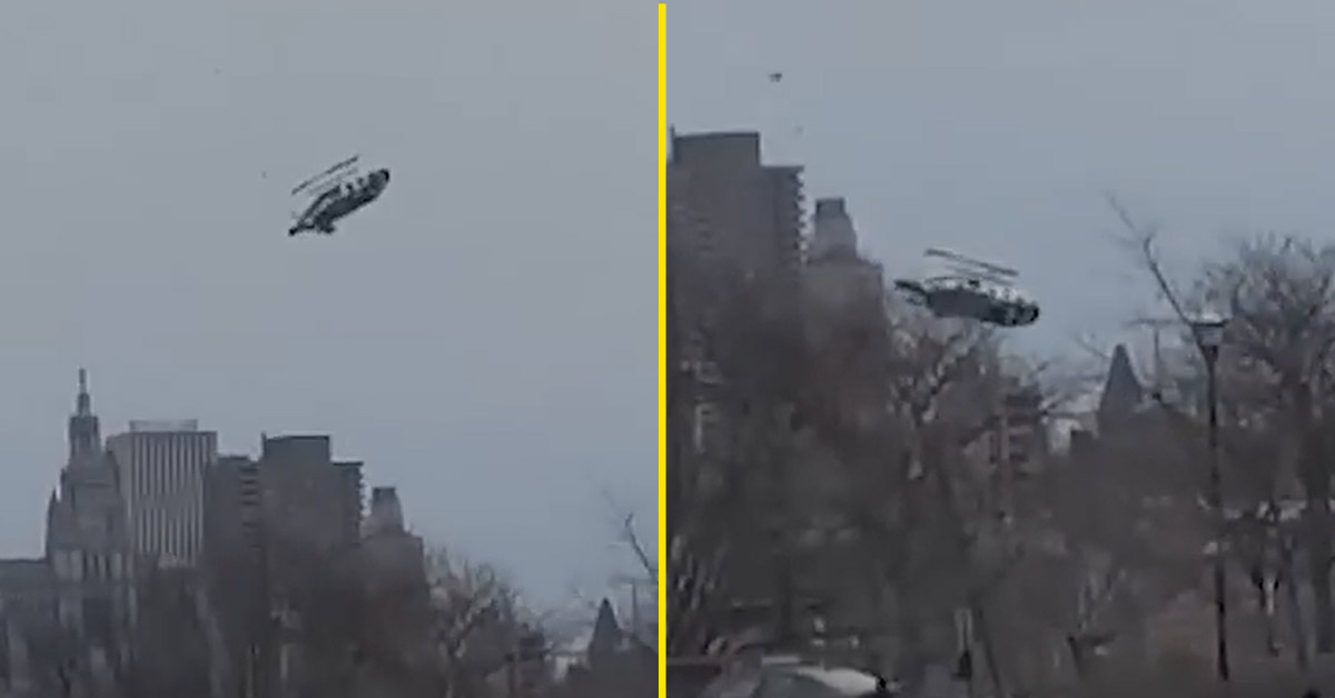 Helicopter Carrying 6 Passengers, Breaks Apart and Crashes into Hudson River
