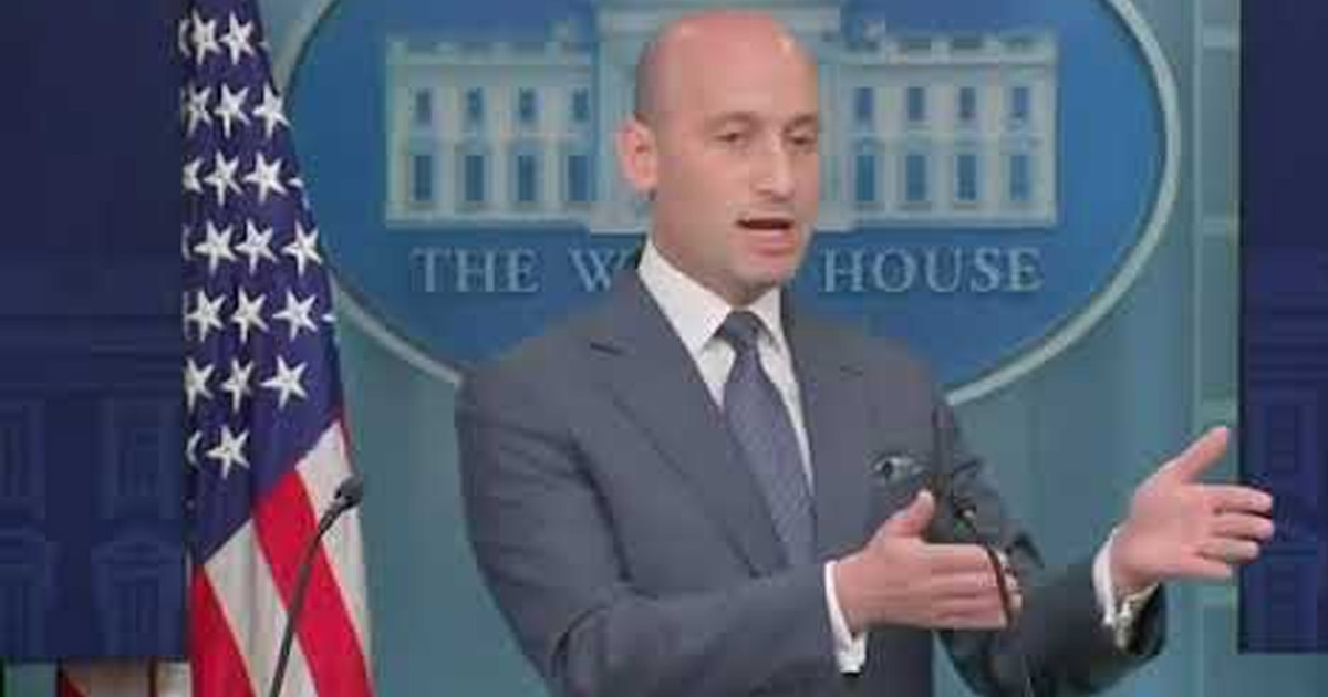 Stephen Miller Lambasts The Media for False 'Maryland Dad' Narrative