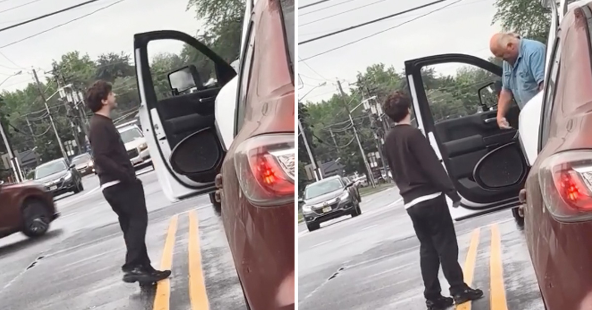 I Think We Can All Guess What This Road Rager Is Saying