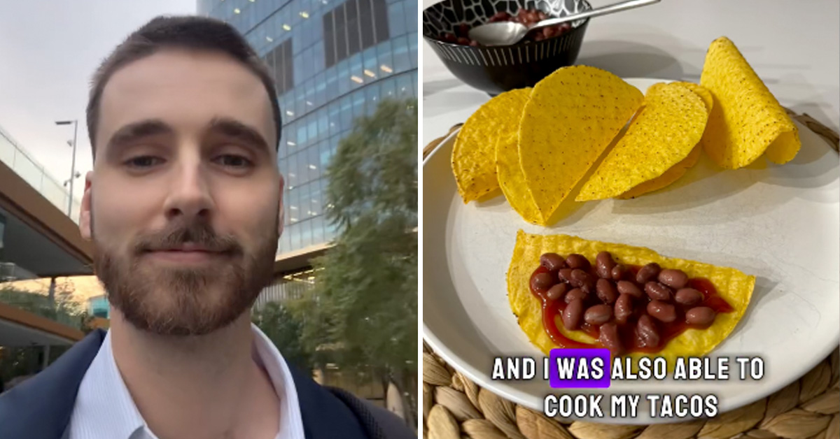 Man Who ‘Hates Food’ Shows Off His Pitiful Travel Meals