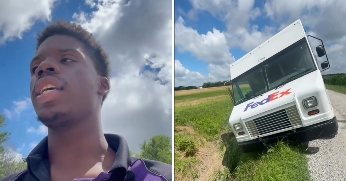 FedEx Driver Says He Crashed His Car Because He Was Jerkin’ It While Driving