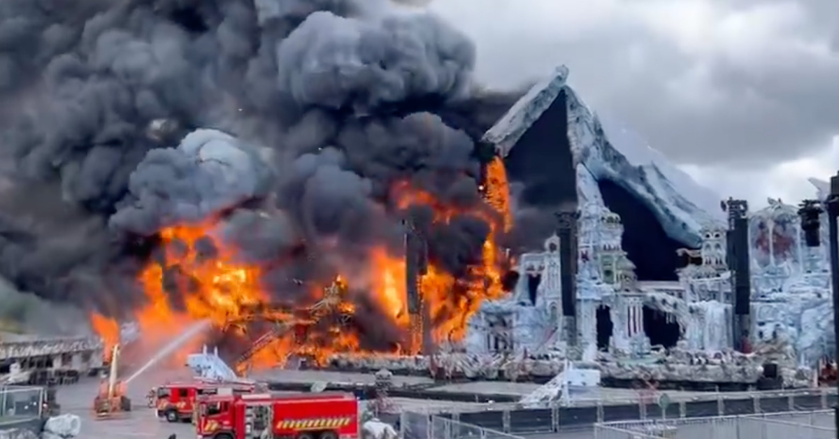 Music Festival Stage Burns Down the Day Before the Festival Was Supposed to Start