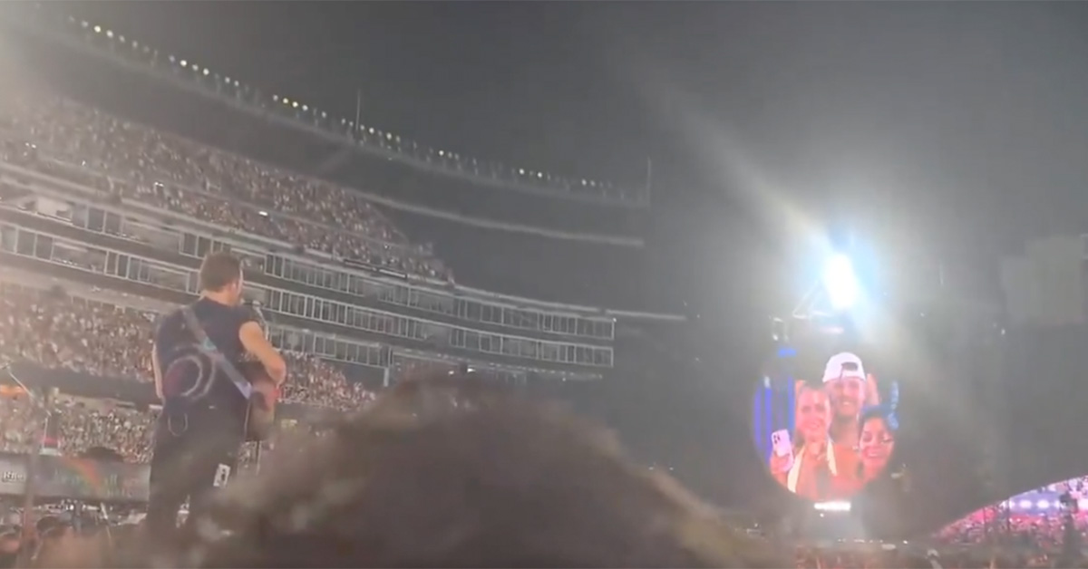 Chris Martin Asks Fans on Kiss Cam If They’re a ‘Legitimate Couple’