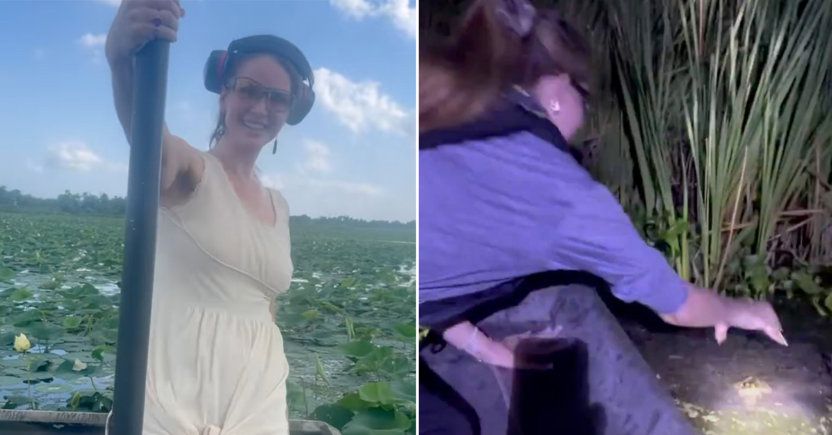 Lana Del Rey Goes Alligator Hunting
