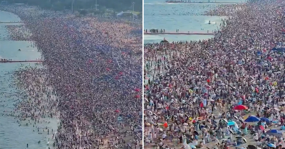 This Beach in China Is Way Too Crowded