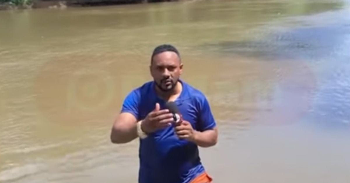 Reporter Filming Story About Missing Girl Accidentally Steps on Her Body
