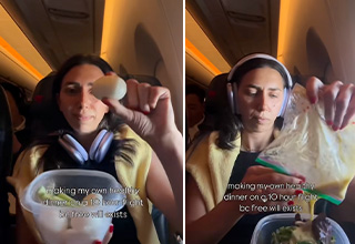 ‘Disgusting’ Food Blogger Makes Boiled Egg Salad on 10-Hour Flight