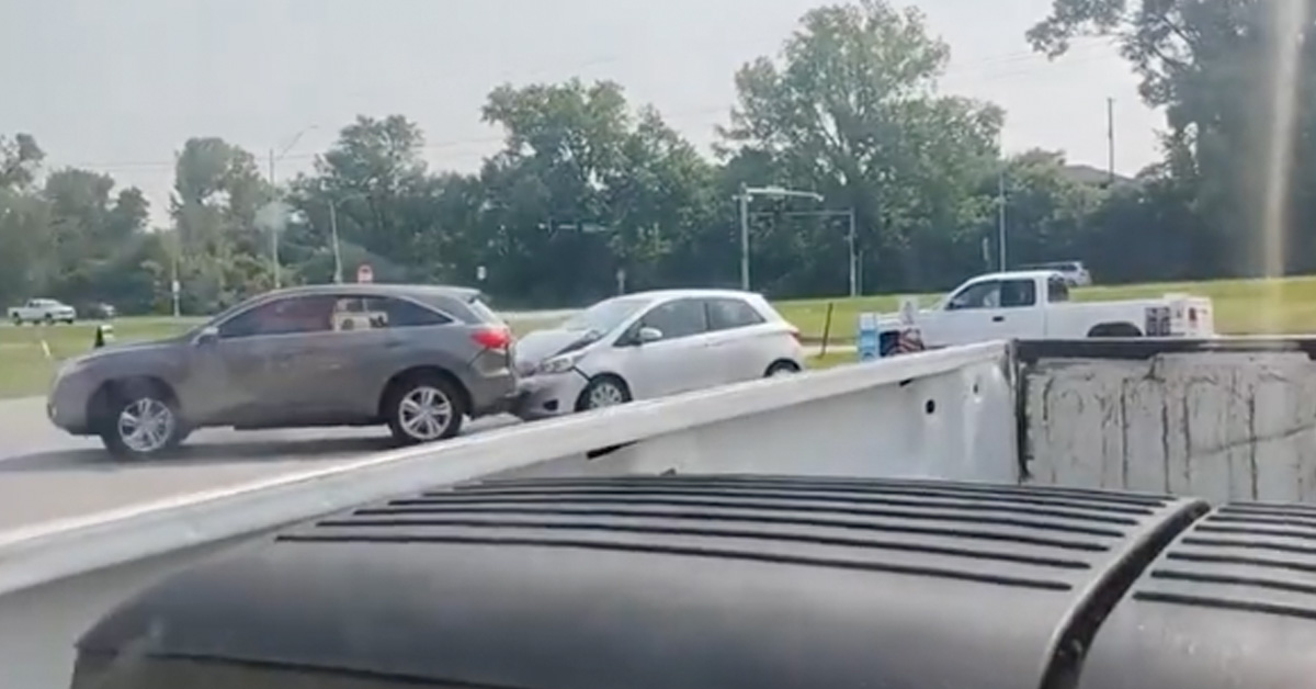 Two Road Ragers Play Real-Life Bumper Cars