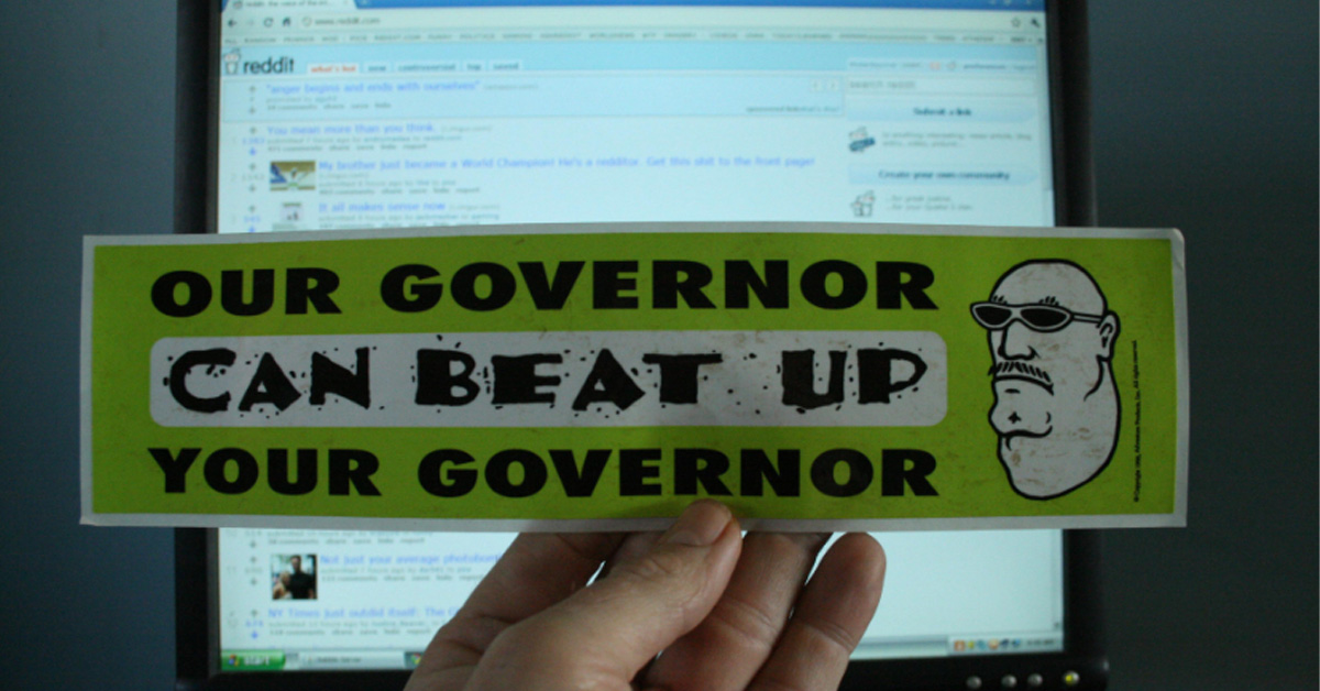 20 Vintage Bumper Stickers For A Rear View Of History