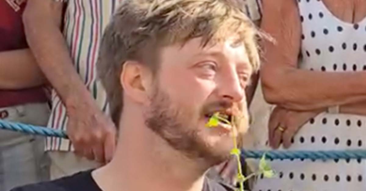 This Stinging Nettle Eating Competition Is Painful and Stupid