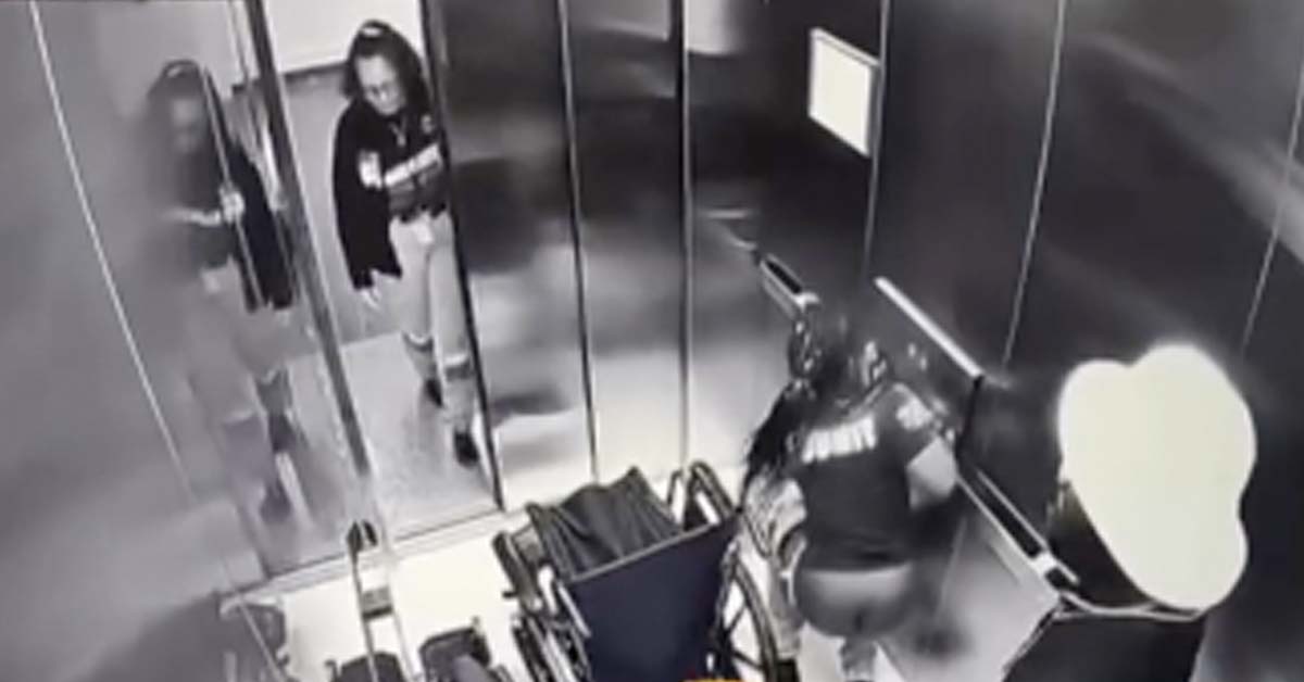 Couple Caught Banging in Elevator Really Doesn’t Know How to Play It Off
