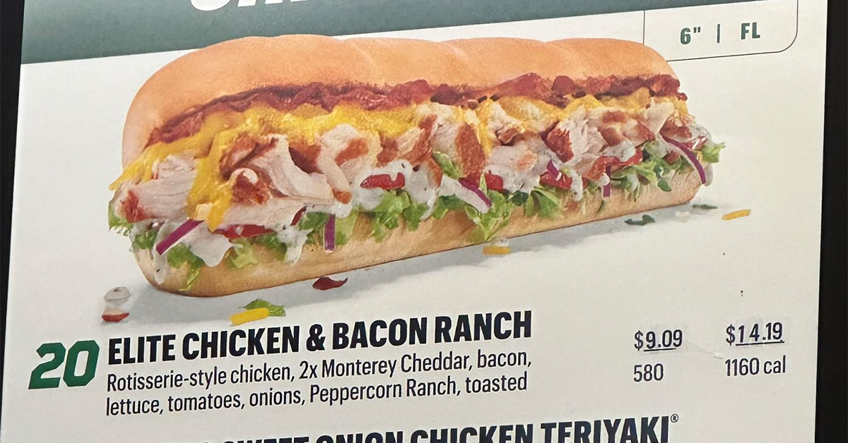 Subway Footlongs Are Now $14